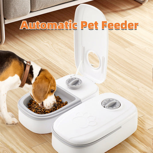Smart Automatic Pet Feeder Timer Stainless Steel Bowl Dispenser