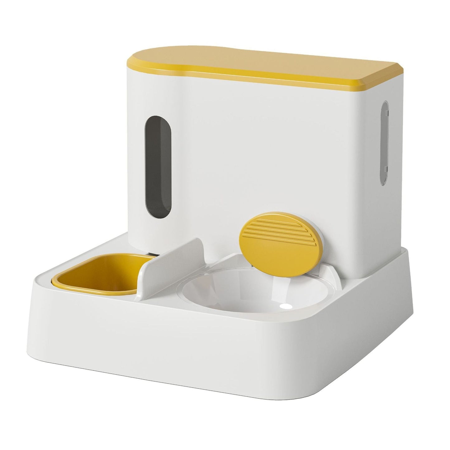 Automatic Cat Feeder Water Dispenser Double Bowl Set