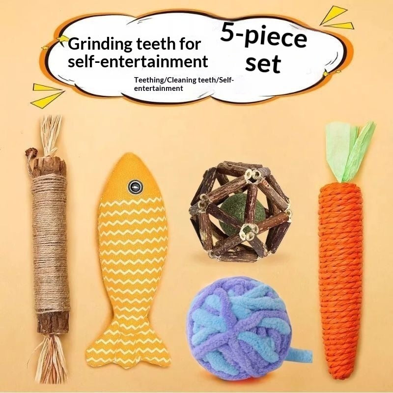 Cat Toy Gift Set Interactive Pet Supplies Collection