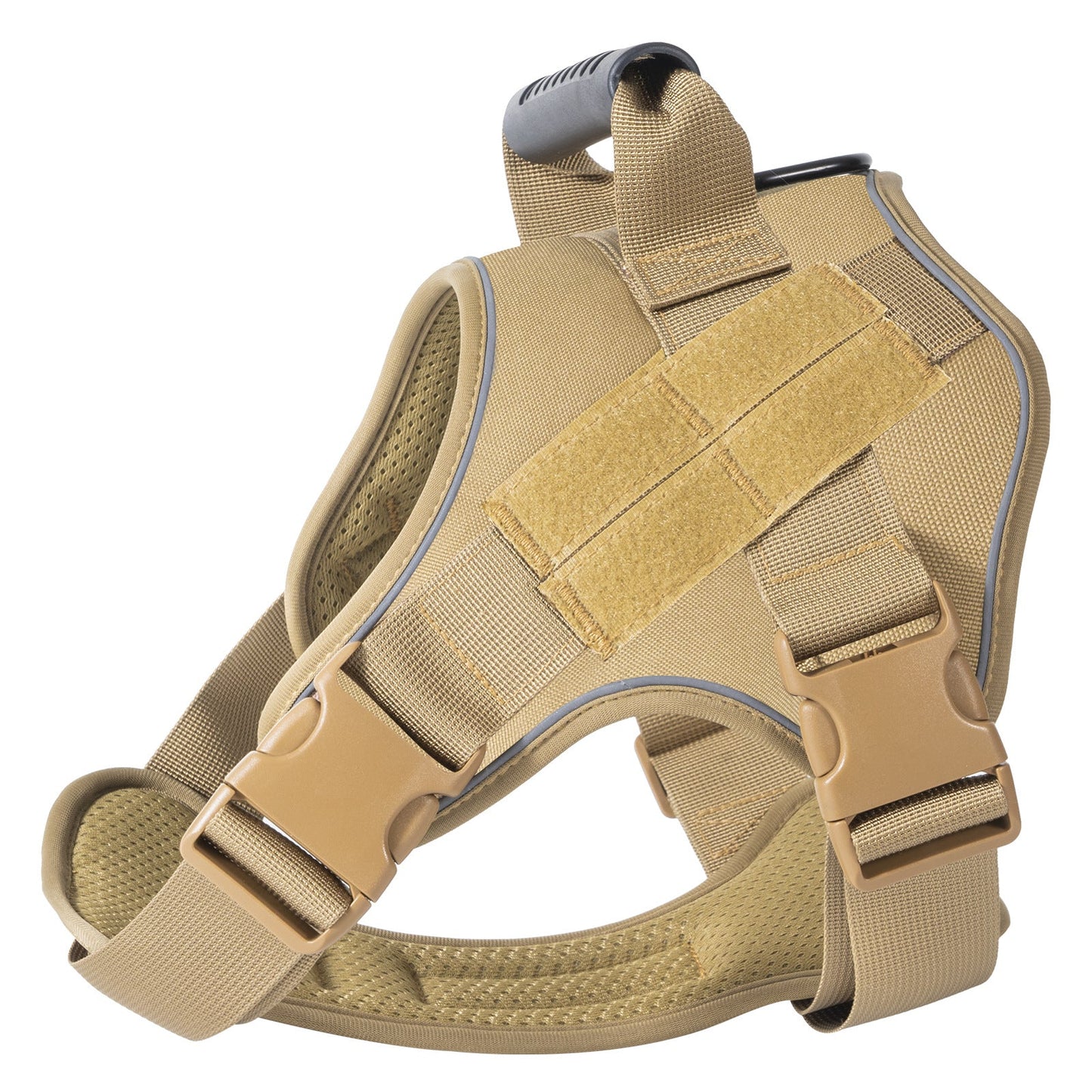 Breathable Tactical Dog Harness with Heavy Duty Leash Rope