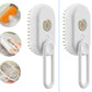 3-in-1 Electric Steam Pet Grooming Massage Brush