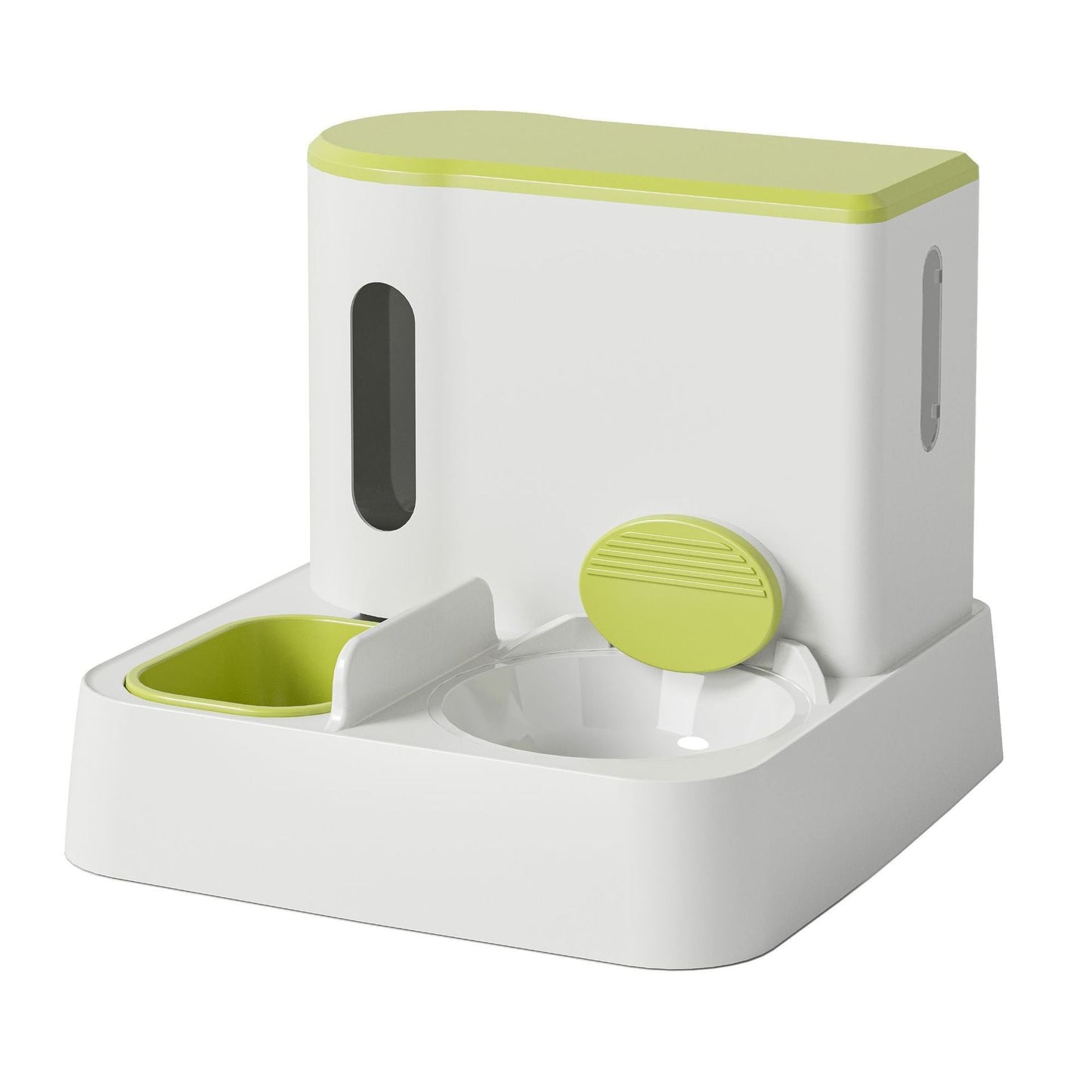 Automatic Cat Feeder Water Dispenser Double Bowl Set