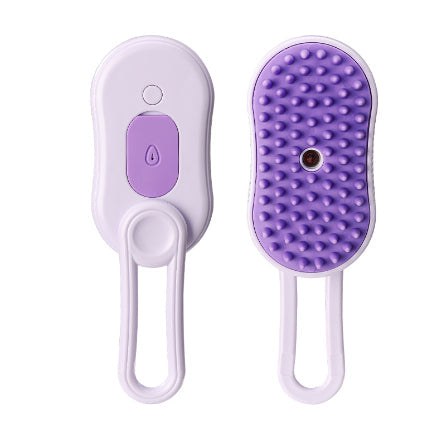 3-in-1 Electric Steam Pet Grooming Massage Brush