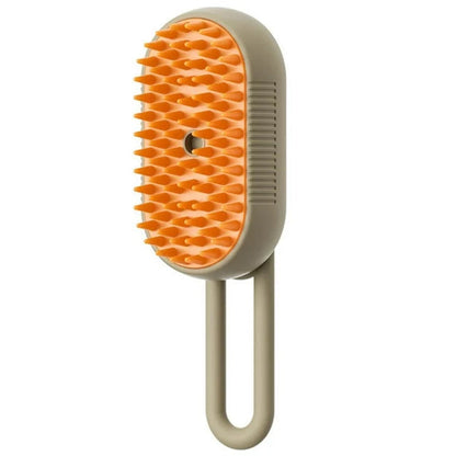 3-in-1 Electric Steam Pet Grooming Massage Brush