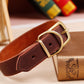 Cowhide Pet Collar for Small and Medium Dogs