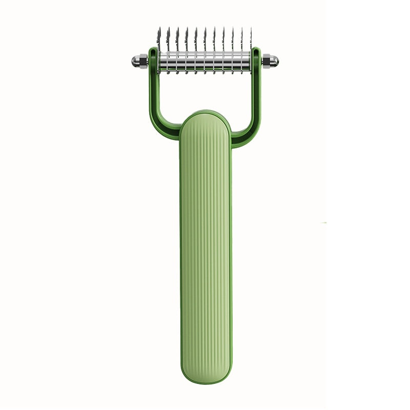 Double-Sided Dematting Comb for Dogs Cats Deshedding Grooming Tool