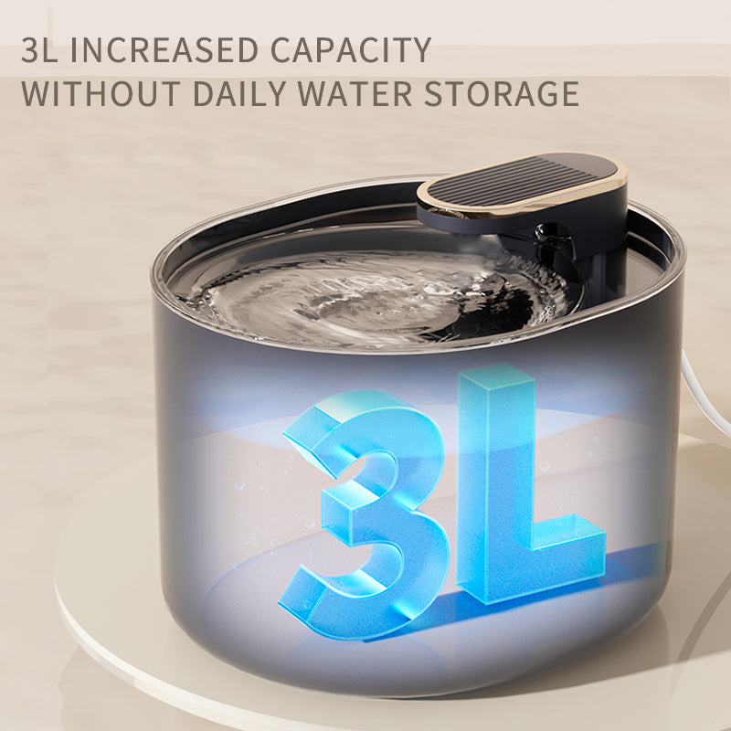 USB Rechargeable Automatic Pet Water Fountain Quiet Drinking Dispenser
