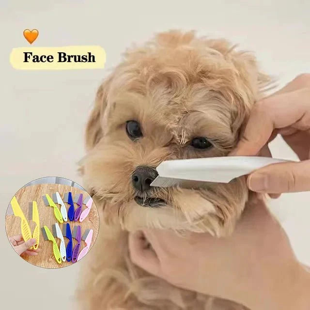Stainless Steel Pet Flea And Shedding Comb Tool