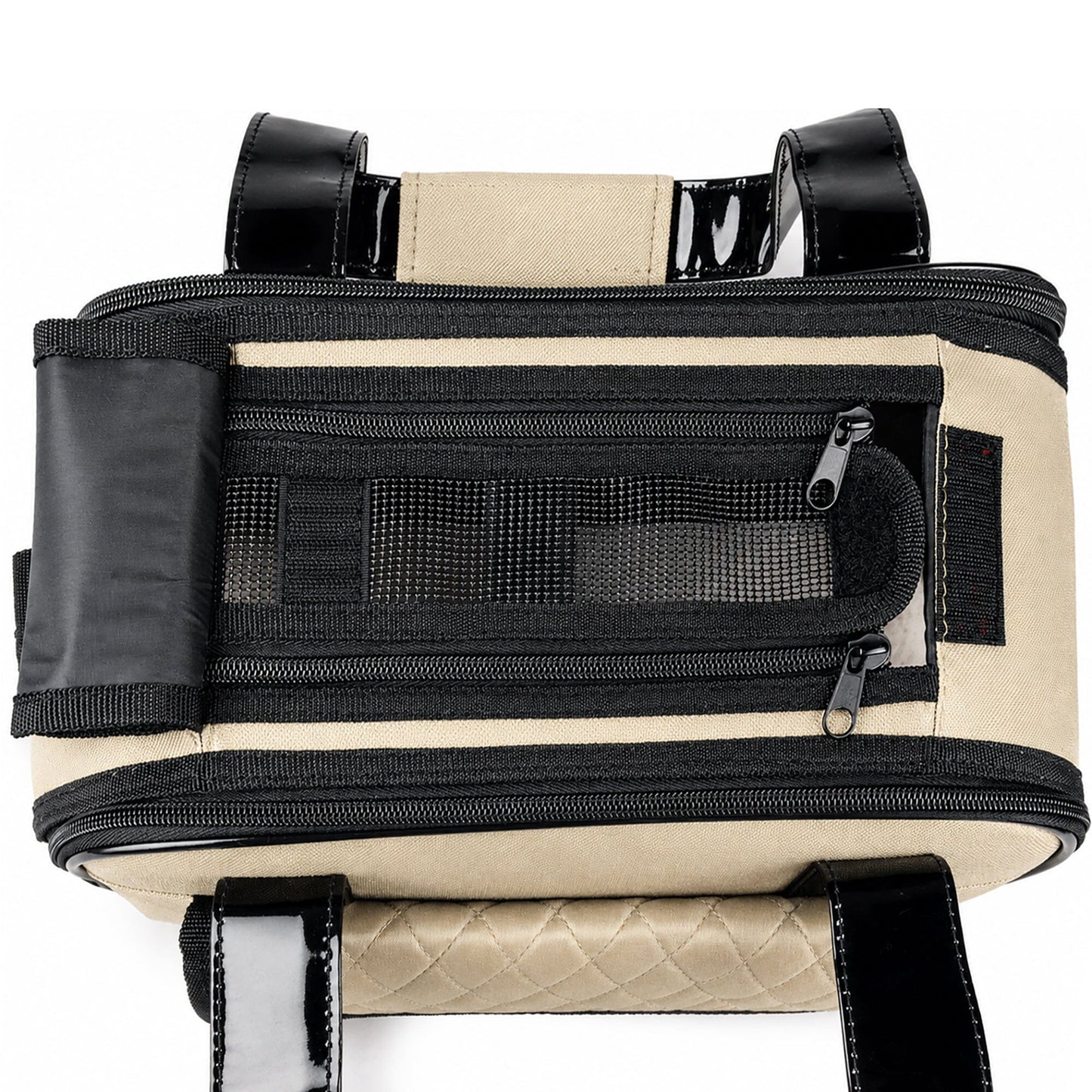 Airline Approved Fashion Pet Carrier with Storage Pouch