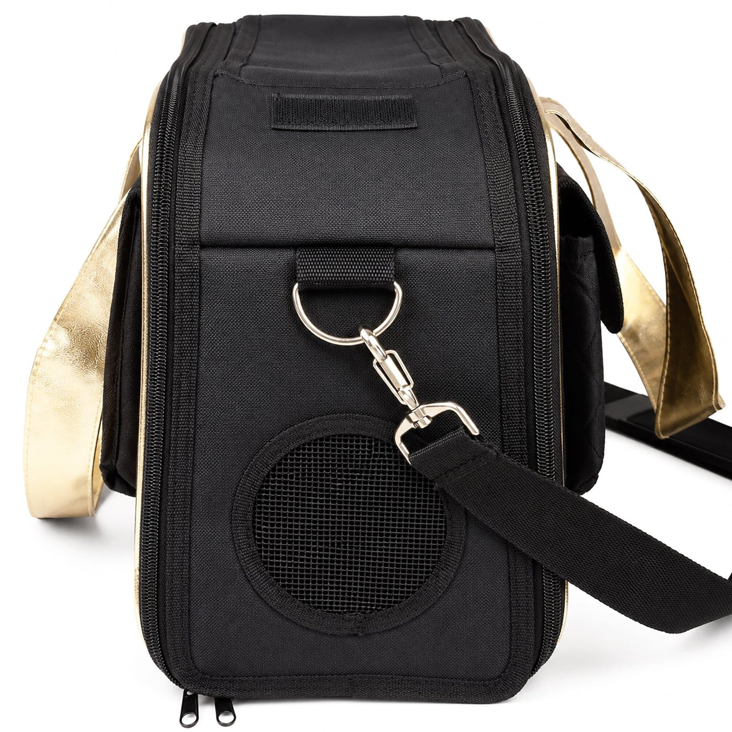 Airline Approved Fashion Pet Carrier with Storage Pouch