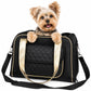Airline Approved Fashion Pet Carrier with Storage Pouch