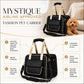 Airline Approved Fashion Pet Carrier with Storage Pouch