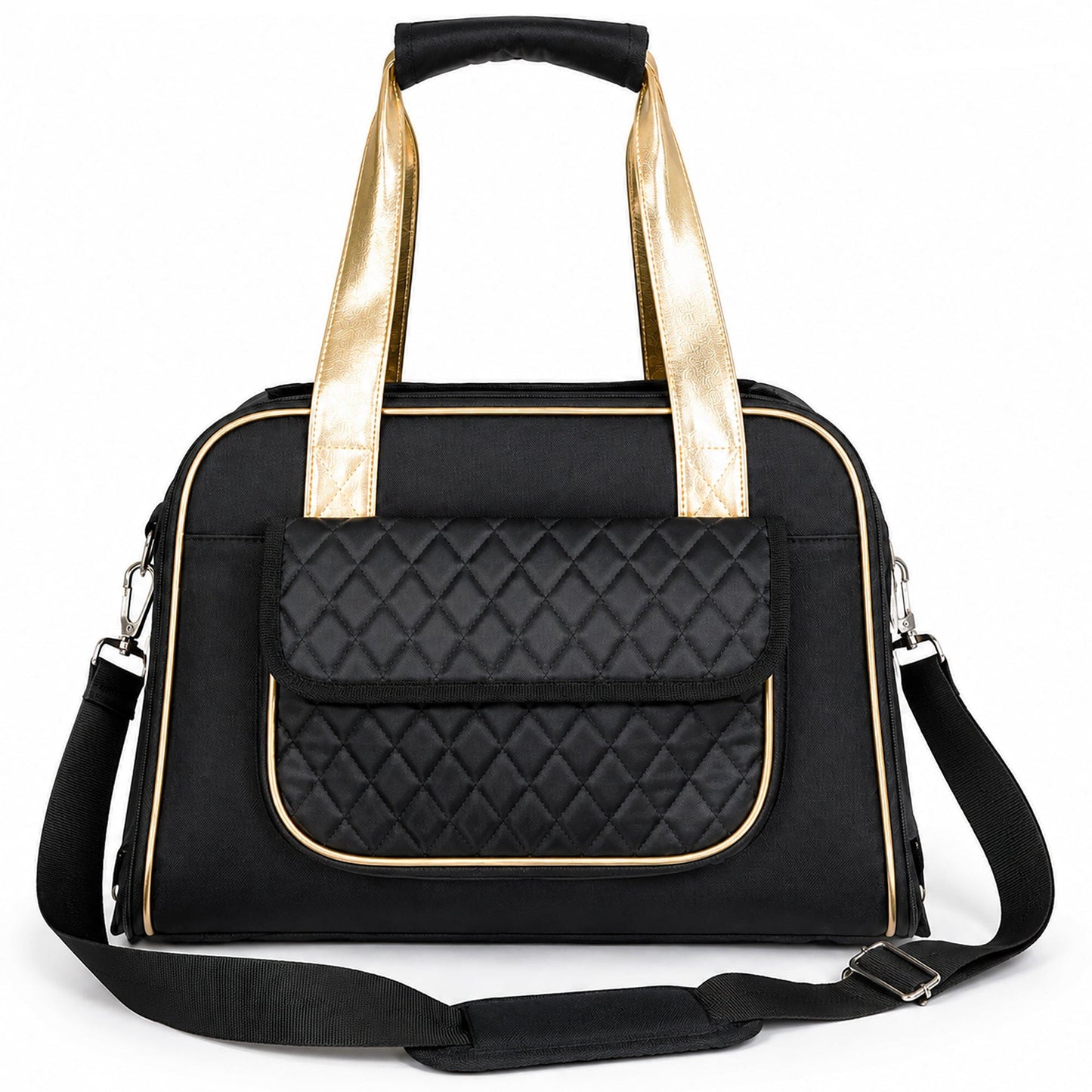 Airline Approved Fashion Pet Carrier with Storage Pouch