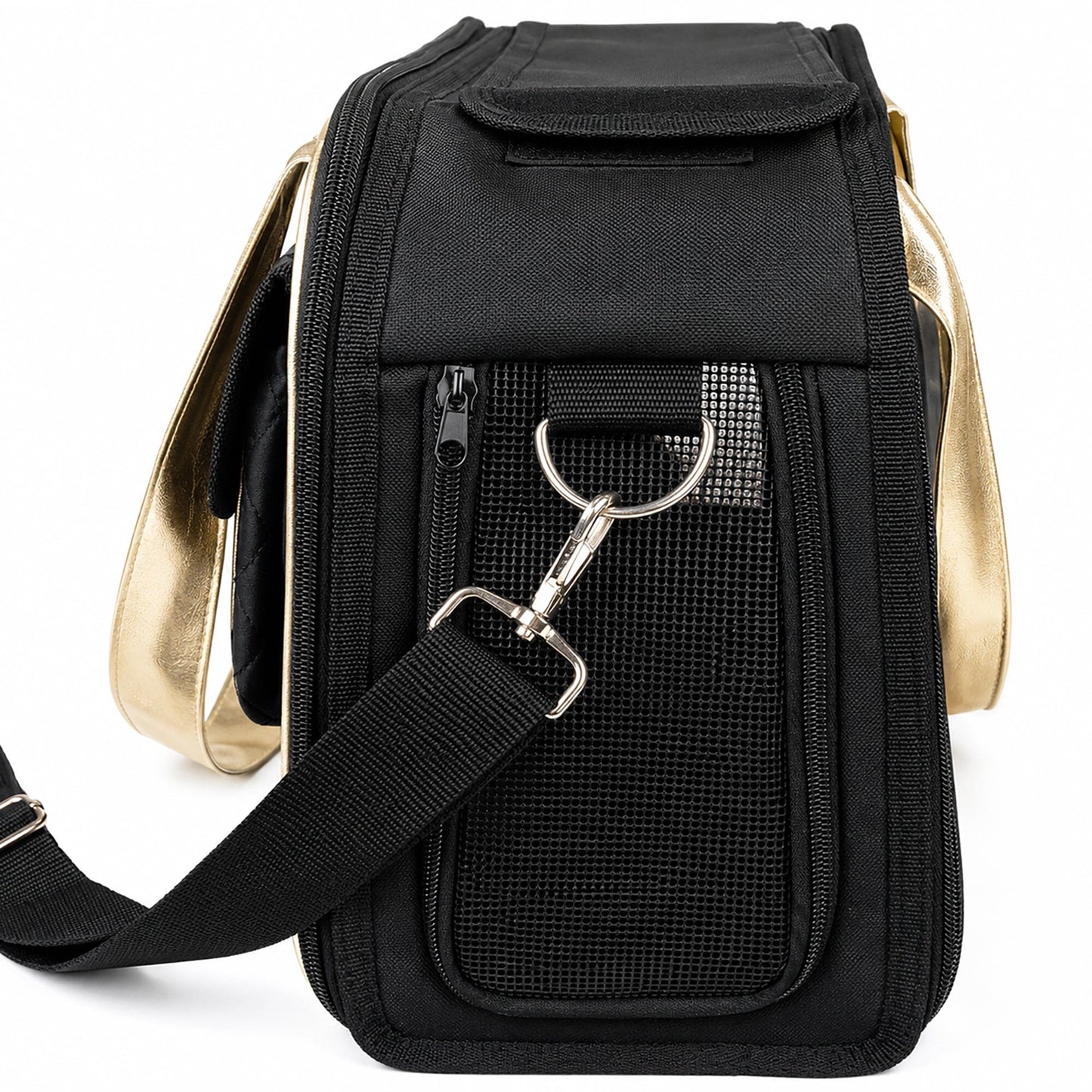 Airline Approved Fashion Pet Carrier with Storage Pouch