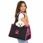 Elegant Leatherette Designer Pet Carrier Tote for Dogs
