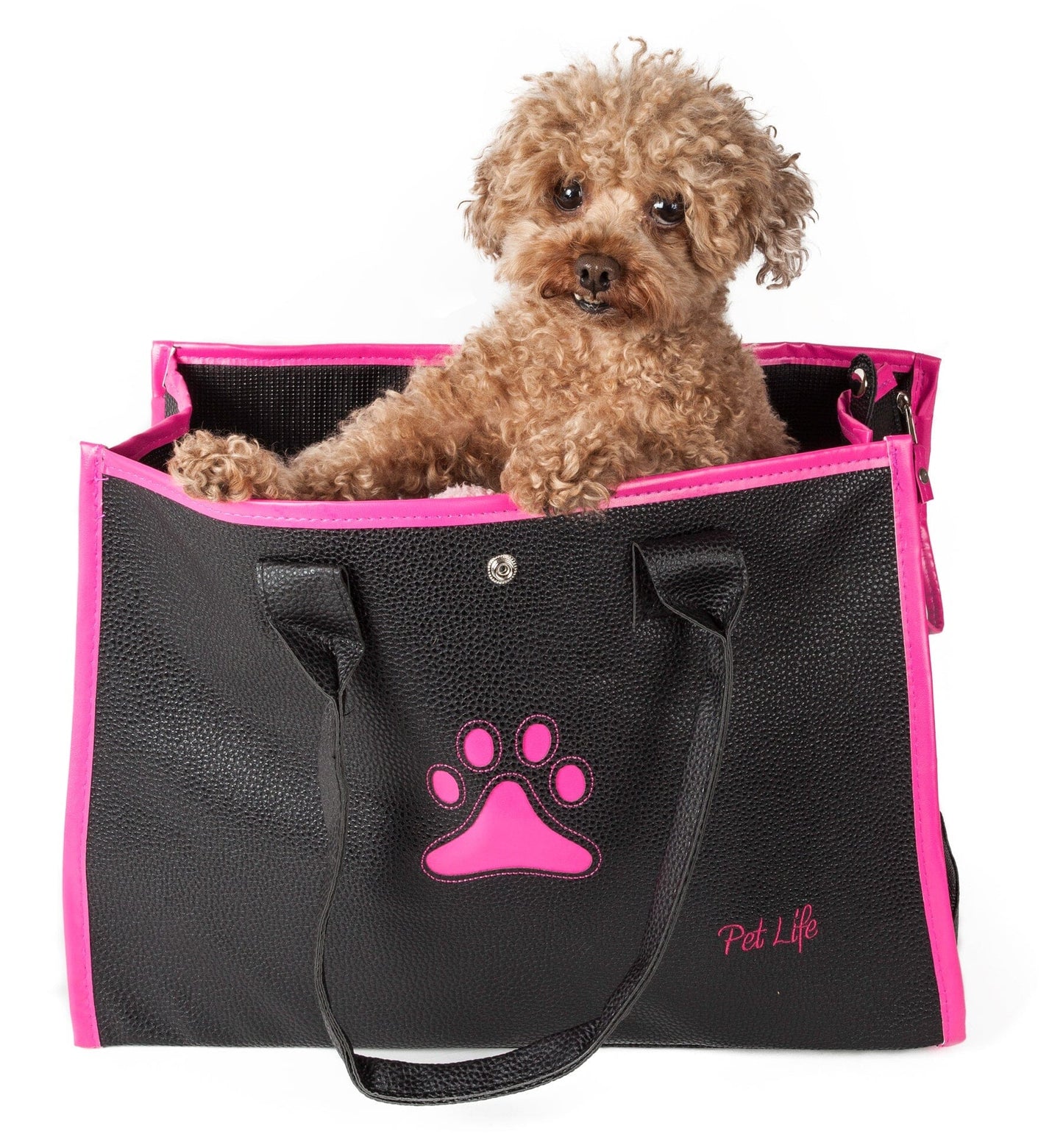 Elegant Leatherette Designer Pet Carrier Tote for Dogs