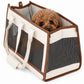 Elegant Leatherette Designer Pet Carrier Tote for Dogs