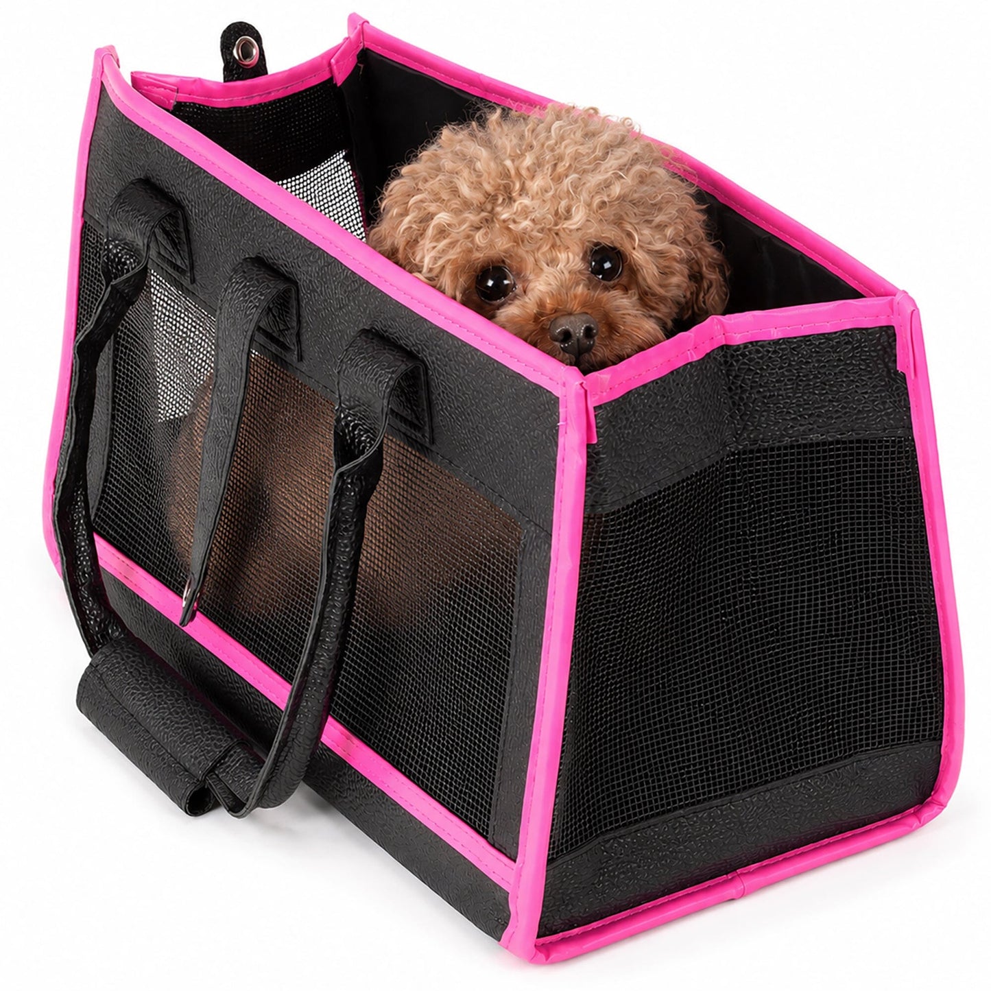 Elegant Leatherette Designer Pet Carrier Tote for Dogs