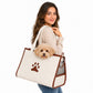 Elegant Leatherette Designer Pet Carrier Tote for Dogs