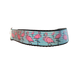 Flamingo Stripes Nylon Dog Collar
