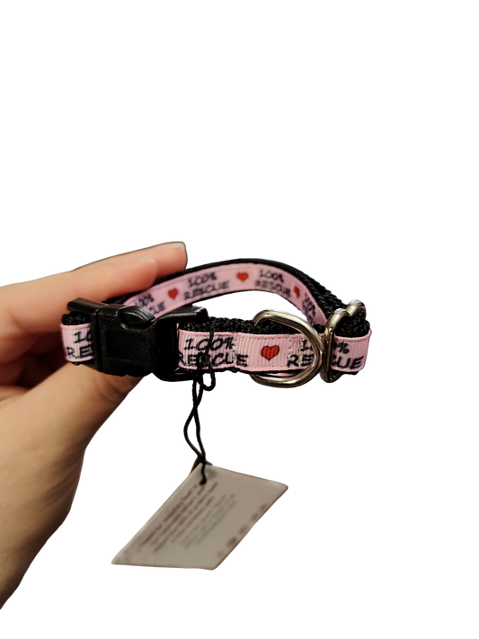 1/2" 100% Rescue Nylon Dog / Cat Collar