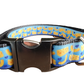 Mac And Cheese Black Nylon Dog Collar MD, LG, XL, Leash